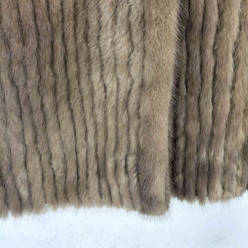 サガミンク SAGA MINK JINDO MINK FUR 銀サガ ミンクファーダブルチェスターコート レディース 11