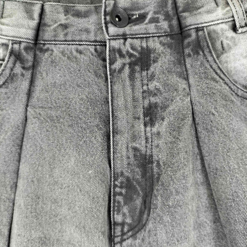 ジーナシス JEANASIS タックデニムワイドパンツ レディース JPN:S