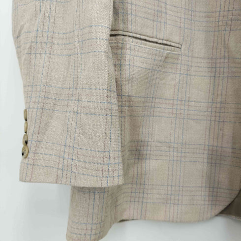 オークトン OAKTON シルク混テーラードジャケット メンズ JPN:44