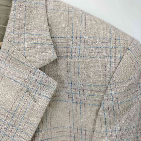 オークトン OAKTON シルク混テーラードジャケット メンズ JPN:44