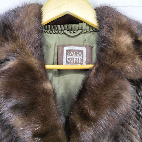 サガミンク SAGA MINK MINK FUR 銀サガ ミンクファージャケット レディース 42