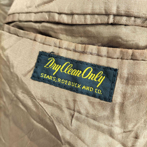 シアーズローバック SEARS ROEBUCK&CO 2Bシングルテーラードジャケット メンズ