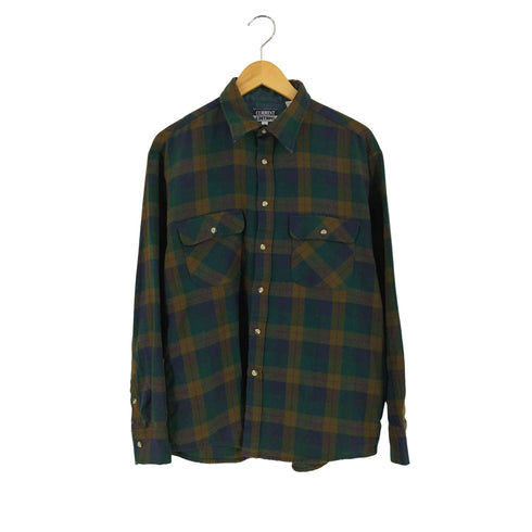 current editions 韓国製 チェック柄 アクリルシャツ メンズ import:M
