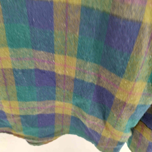 current editions 韓国製 チェック柄 アクリルシャツ メンズ import:M