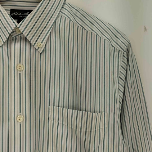 エディーバウアー Eddie Bauer WRINKLE RESISTANT ストライプ ボタンダウンシャツ メンズ import:S