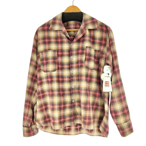 60S オンブレチェック L/S 開襟シャツ メンズ