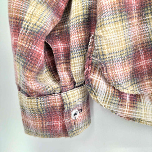 60S オンブレチェック L/S 開襟シャツ メンズ