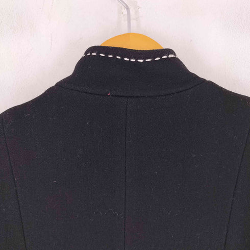 Rene Derhy 刺繍 スタンドカラーコート レディース import:L
