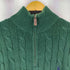 ポロラルフローレン POLO RALPH LAUREN スモールポニー刺繍ハーフジップケーブルコットンニット メンズ import:S