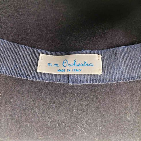 m.m.Orchestra ウールボーラーハット レディース