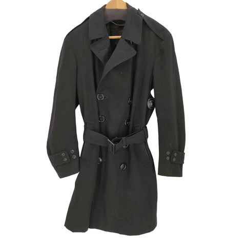 ユーエスネイビー U.S.NAVY NAVAL CLOTHING DEPOT 50s ダブルブレストトレンチコート メンズ