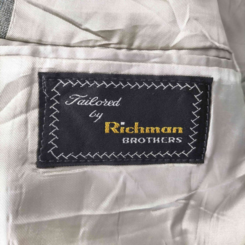リッチマンブラザーズ RICHMAN BROTHERS 2Bシングルテーラードジャケット メンズ US:42