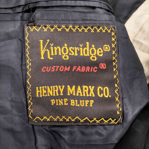 Kingsridge Tailored in USA 2Bストライプテーラードジャケット メンズ