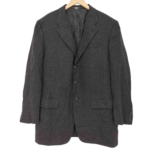 コルネリアーニ Corneliani 千鳥格子 2B シングル テーラード ジャケット HARLEYS メンズ 56
