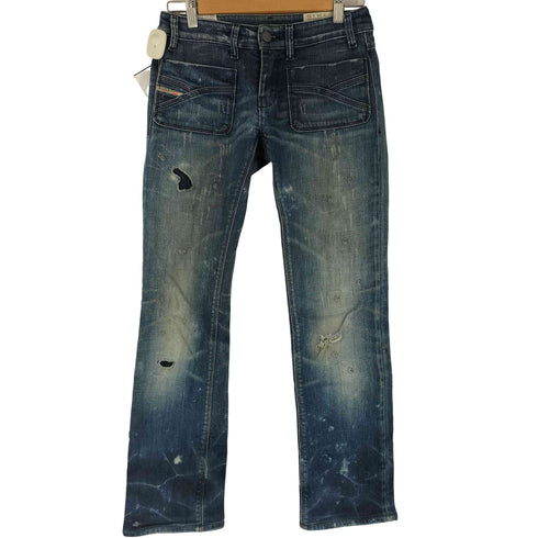 ディーゼル DIESEL WENGA スキニーダメージデニムパンツ メンズ 26/32