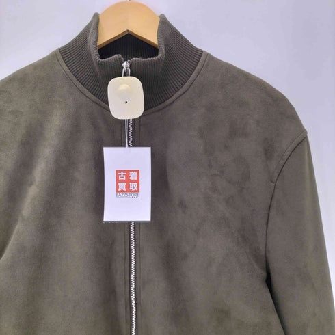 ザラ ZARA SUEDE BOMBER JACKET フェイクスエード ブルゾン ボンバー ジャケット メンズ import:S
