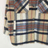 ザラ ZARA マドラスチェック ウール アクリル ポリ CPO シャツ ジャケット レディース import:S