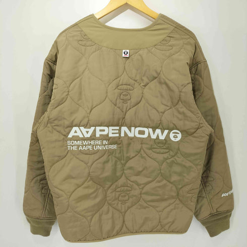 エーエイプバイアベイシングエイプ AAPE BY A BATHING APE Moonface quilted jacket キルティングジャケット メンズ JPN:M