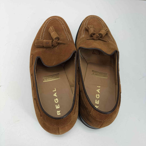 リーガル REGAL スエード タッセル ローファー メンズ JPN:25.5