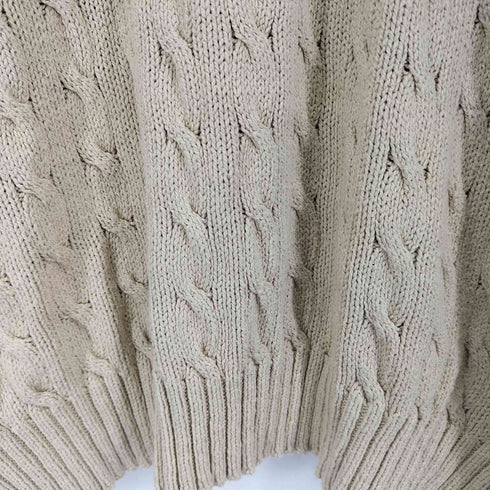 ポロバイラルフローレン Polo by RALPH LAUREN コットン ケーブルニット メンズ import:XL