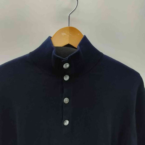 ハケットロンドン hackett london コットンカシミヤ ハーフボタン プルオーバーニット メンズ