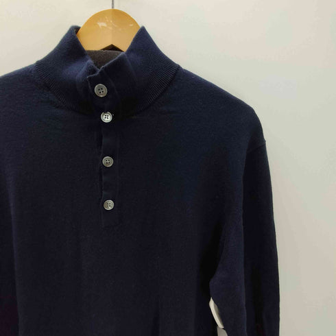 ハケットロンドン hackett london コットンカシミヤ ハーフボタン プルオーバーニット メンズ