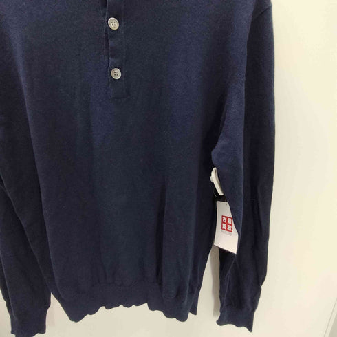 ハケットロンドン hackett london コットンカシミヤ ハーフボタン プルオーバーニット メンズ
