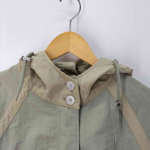 オードリーアンドジョンワッド Audrey and John Wad ヘビーナイロンフード付きショートブルゾン レディース FREE