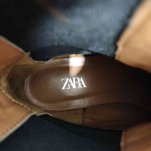 ザラ ZARA 厚底 サイドゴアブーツ レディース JPN:23.5