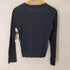 ブルーレーベルクレストブリッジ BLUE LABEL CRESTBRIDGE Vネック コットンシルクニット レディース EUR:38