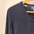 ブルーレーベルクレストブリッジ BLUE LABEL CRESTBRIDGE Vネック コットンシルクニット レディース EUR:38