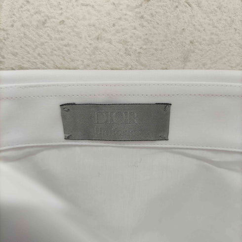 ディオール Dior UNIFORM ロゴ刺繍 レギュラーカラーシャツ メンズ 42