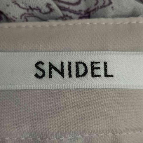 スナイデル snidel プリーツカラープリントワンピ レディース JPN:0