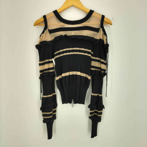 メゾンスペシャル MAISON SPECIAL 2way Ruffle Tops 2WAYフリルトップ レディース FREE