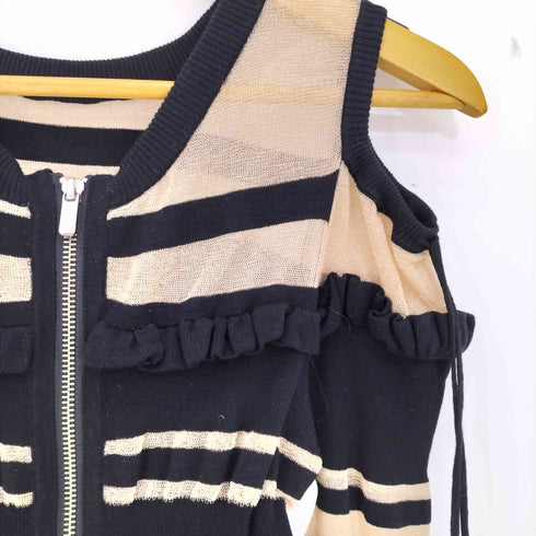 メゾンスペシャル MAISON SPECIAL 2way Ruffle Tops 2WAYフリルトップ レディース FREE