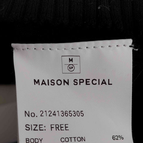 メゾンスペシャル MAISON SPECIAL 2way Ruffle Tops 2WAYフリルトップ レディース FREE
