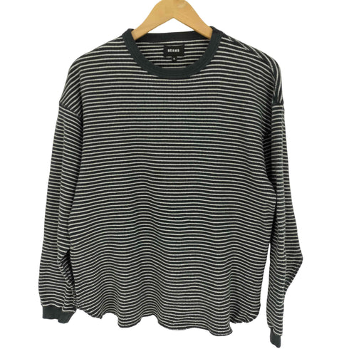 ビームス BEAMS 24SS ストレッチ ルーズ クルーネック サーマル ロンT メンズ JPN:S
