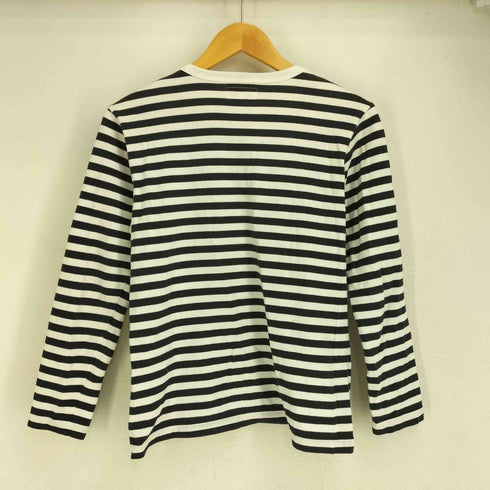 アニエスベー agnes b. PARIS コットン ボーダー L/S Tシャツ レディース T イ