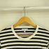 アニエスベー agnes b. PARIS コットン ボーダー L/S Tシャツ レディース T イ