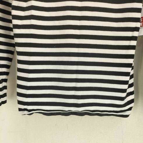 アニエスベー agnes b. PARIS コットン ボーダー L/S Tシャツ レディース T イ