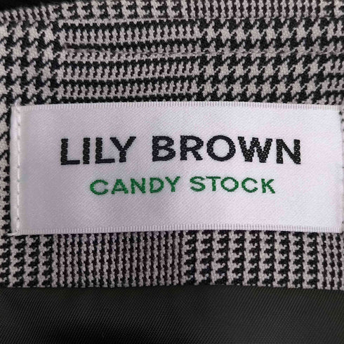 リリーブラウン Lily Brown L.B CANDY STOCK ビジュー釦オフショルミディドレス レディース JPN:1