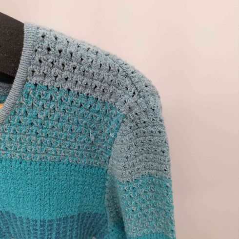 nazareno gabrielli アクリルウール グラデーションニット レディース