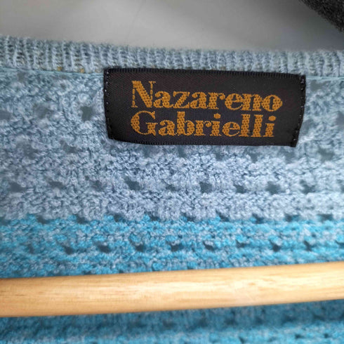 nazareno gabrielli アクリルウール グラデーションニット レディース