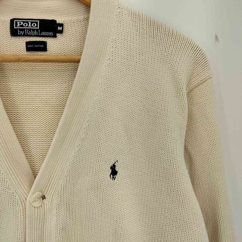 ポロバイラルフローレン Polo by RALPH LAUREN ポニー刺繍 コットンニットカーディガン メンズ import:M