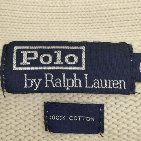 ポロバイラルフローレン Polo by RALPH LAUREN ポニー刺繍 コットンニットカーディガン メンズ import:M