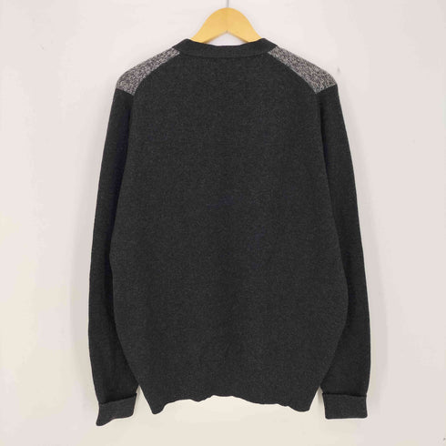 バランタイン BALLANTYNE 90s スコットランド製 旧タグ ピュアカシミヤ100 アーガイル柄 カーディガン メンズ EUR:46