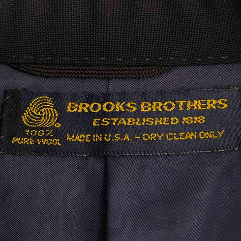 ブルックスブラザーズ BROOKS BROTHERS 80s USA製 金ボタン 2B ブレザー 紺ブレ メンズ 44