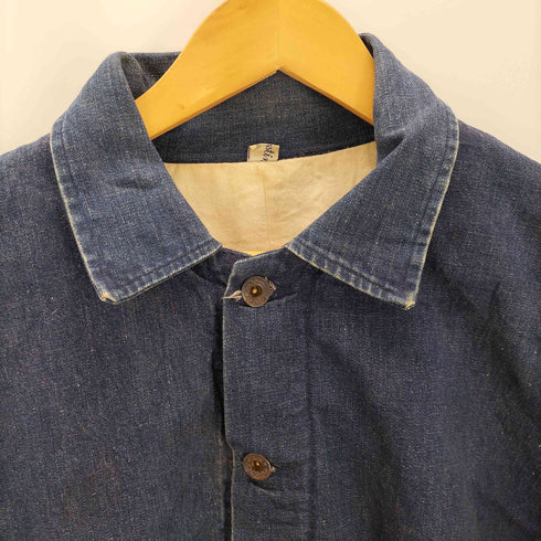 ユーエスアーミー U.S. ARMY 40S Marstin 大戦モデル 月桂樹ボタン 5つボタン 鉄製 裏地コットンツイル デニム ワーク ジャケット メンズ