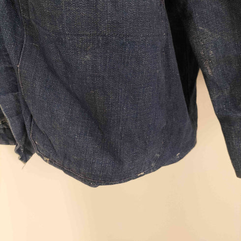 ユーエスアーミー U.S. ARMY 40S Marstin 大戦モデル 月桂樹ボタン 5つボタン 鉄製 裏地コットンツイル デニム ワーク ジャケット メンズ