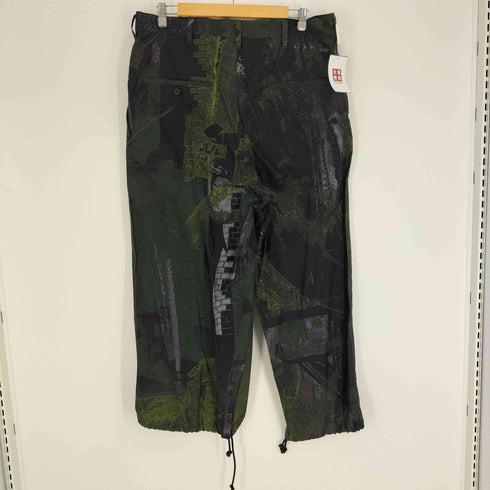 ブラックスキャンダルヨウジヤマモト BLACK Scandal Yohji Yamamoto 22SS FEMALE CONVICT: DEN OF BEAST ASYMMETRY BAROON PANTS アシンメトリー バルーン パンツ メンズ JPN:3